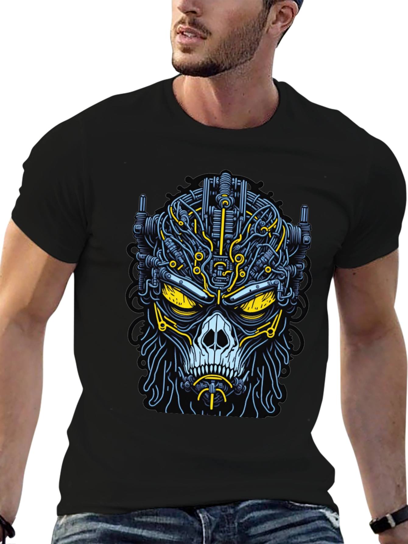 Cyberpunk Skull T-Shirt