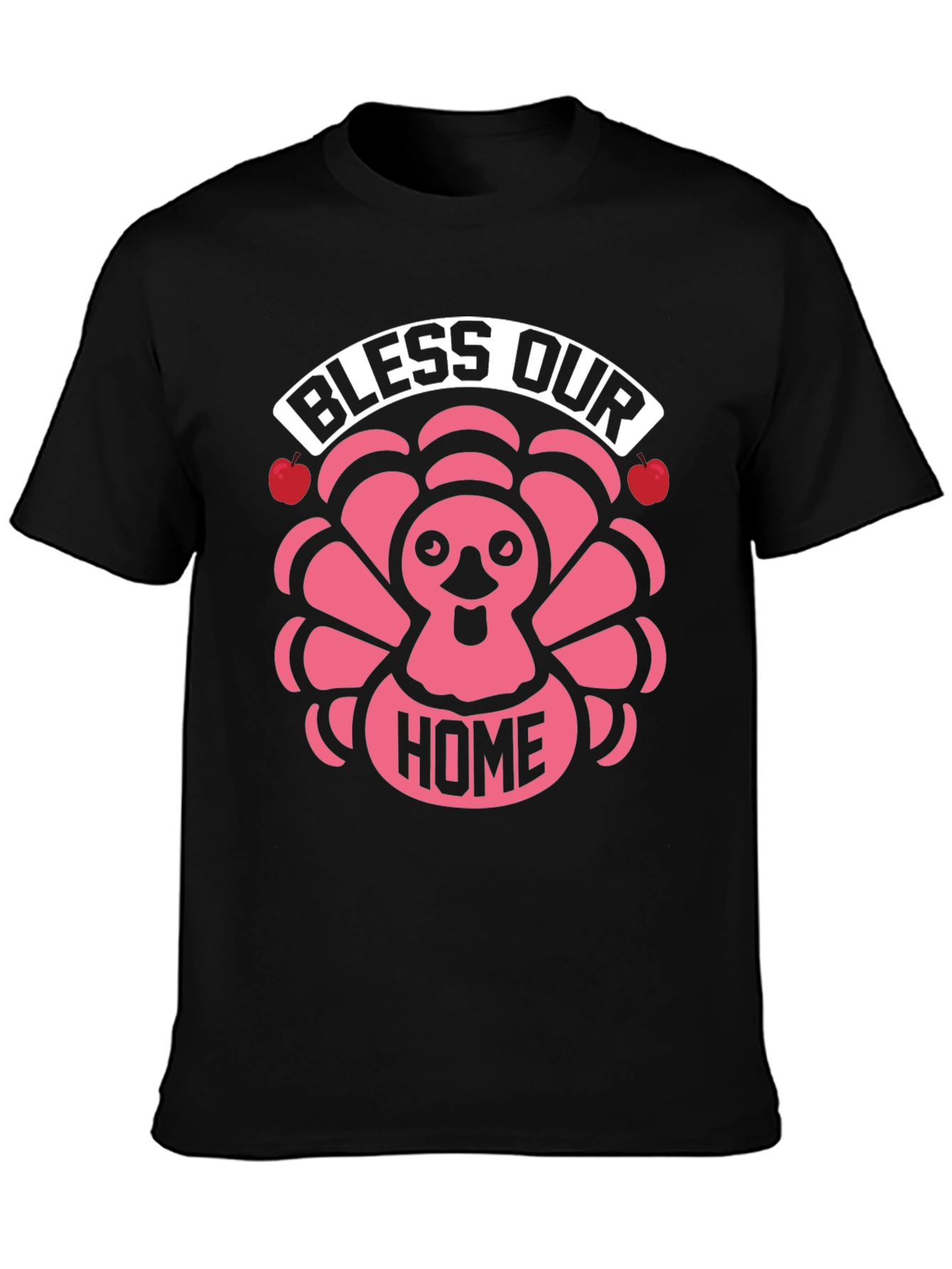 Bless Our Home Thanksgiving Turkey T-Shirt