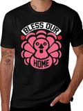 Bless Our Home Thanksgiving Turkey T-Shirt
