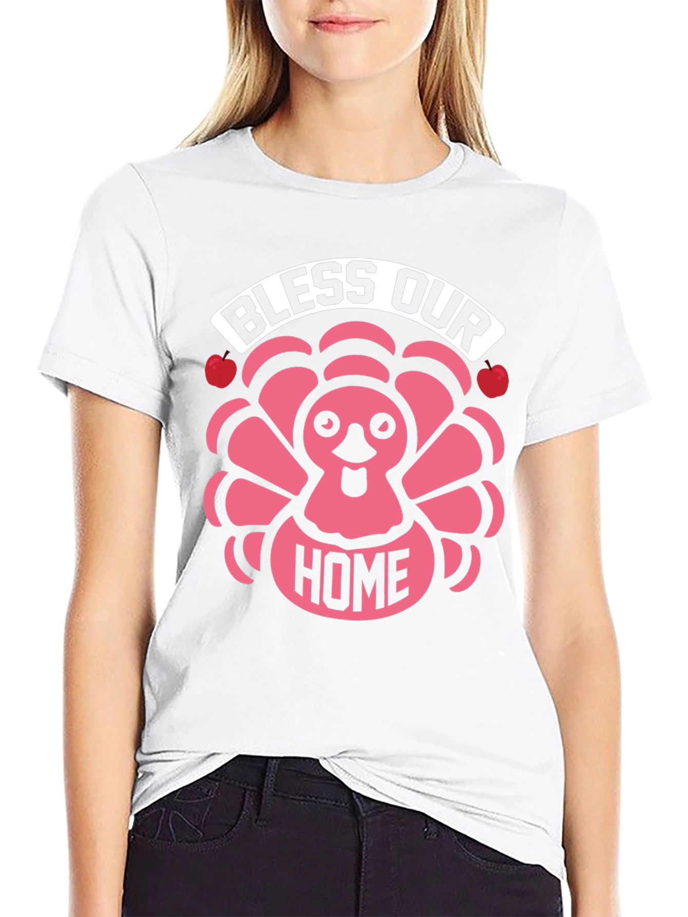 Bless Our Home Thanksgiving Turkey T-Shirt