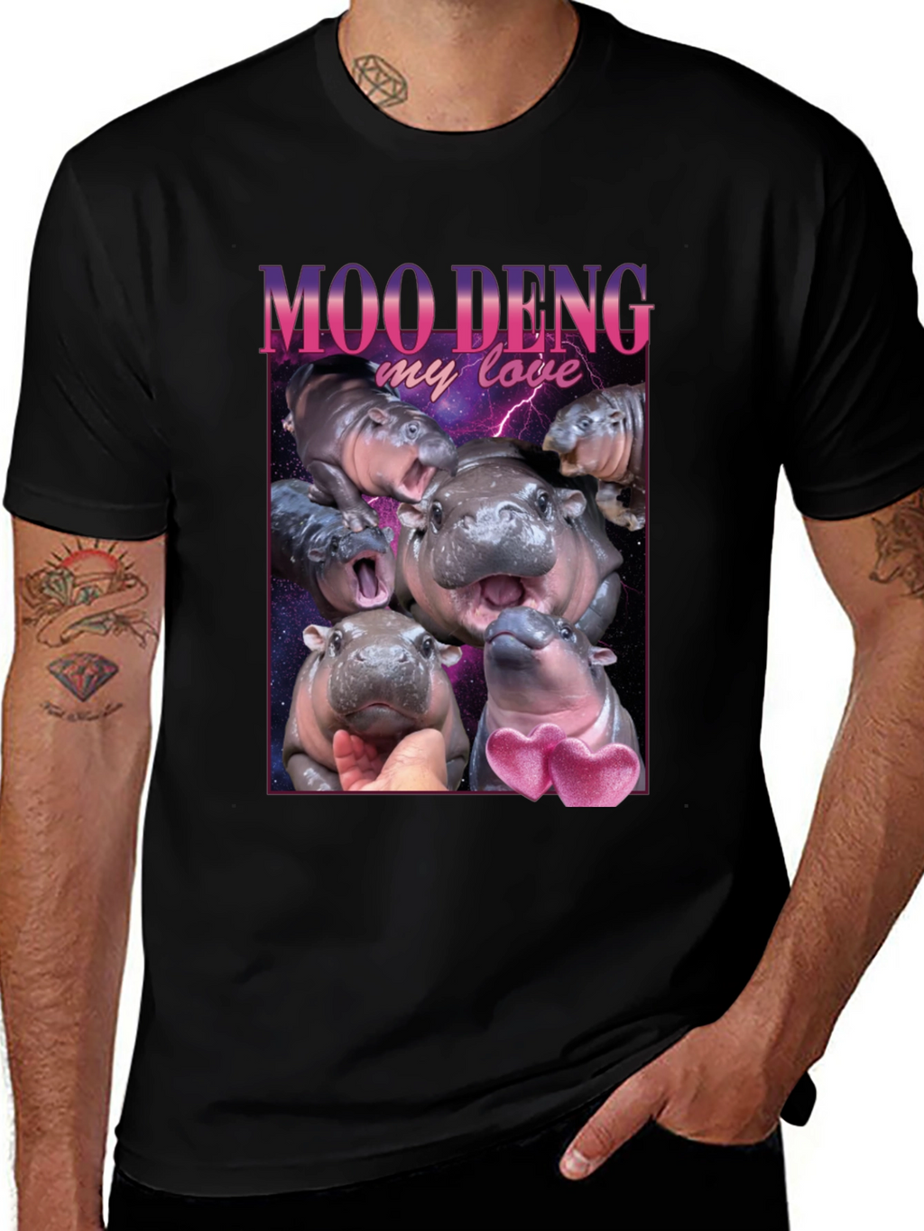 Moo Deng My Love T-Shirt - Hippo Tee