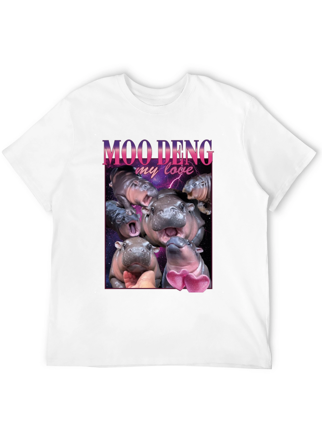 Moo Deng My Love T-Shirt - Hippo Tee