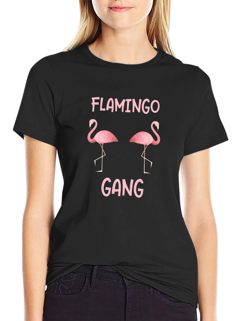 Flamingo Gang Graphic T-Shirt