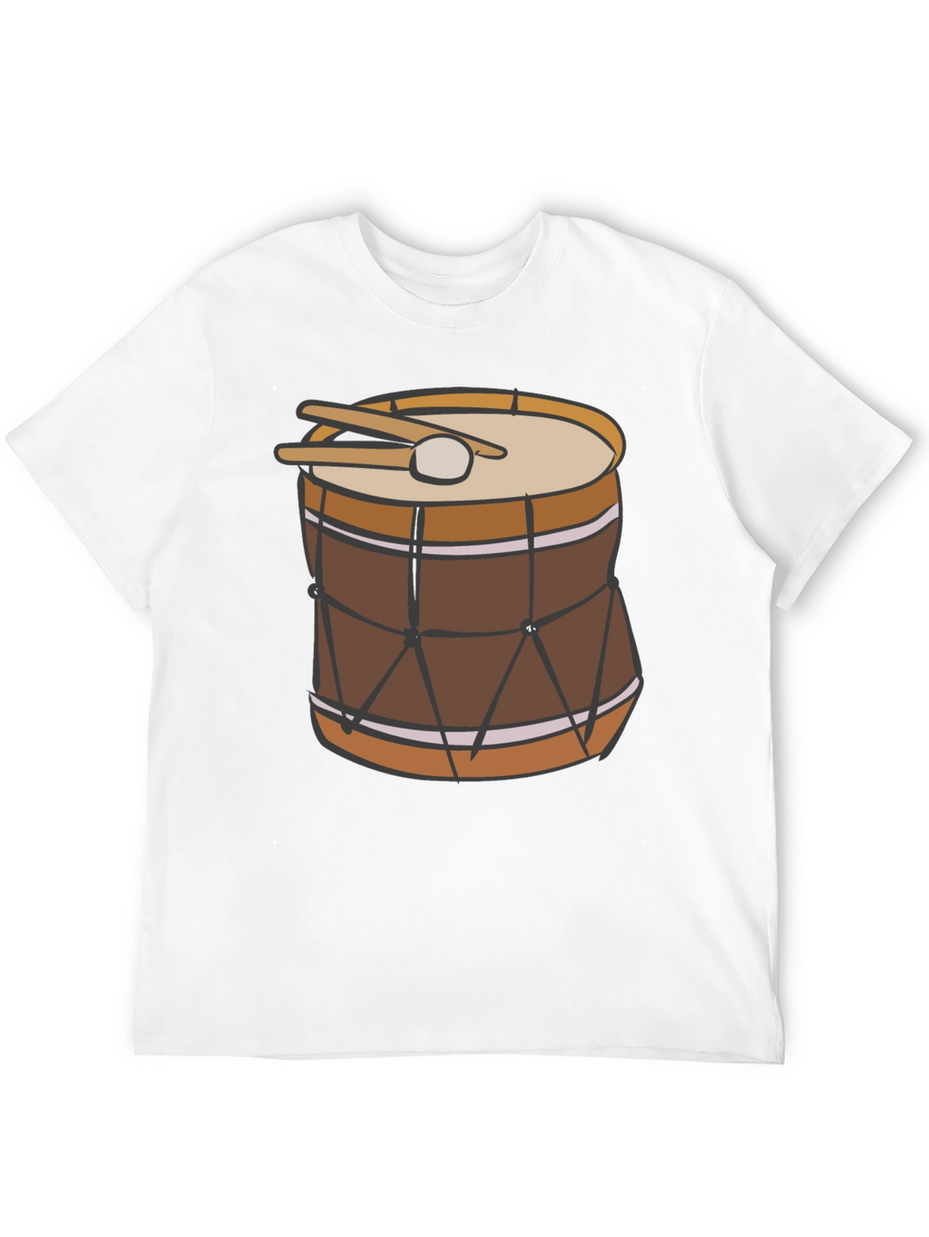 Drum Graphic Black T-Shirt