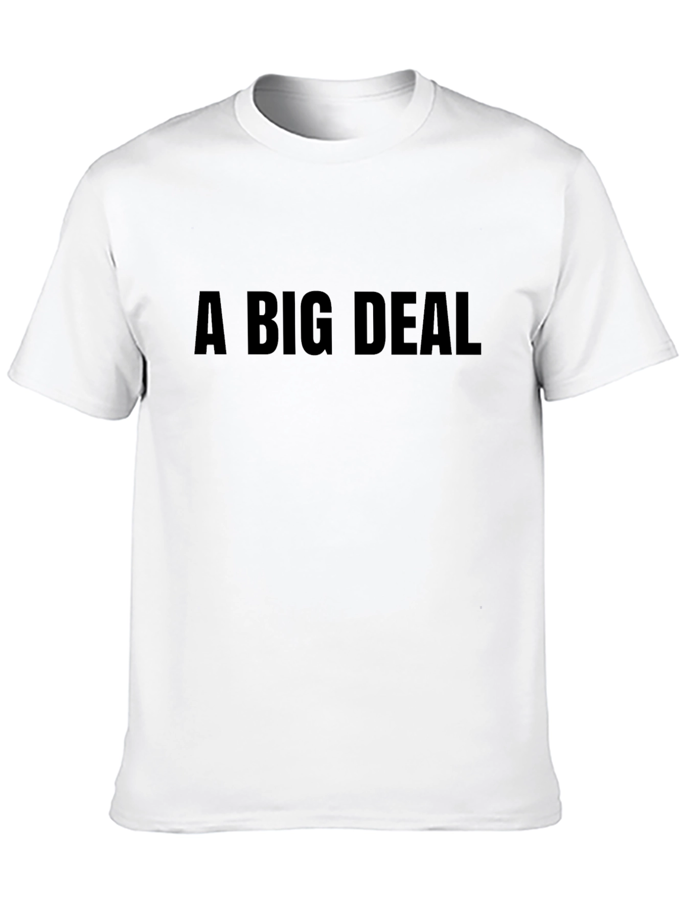 A Big Deal Black Graphic T-Shirt