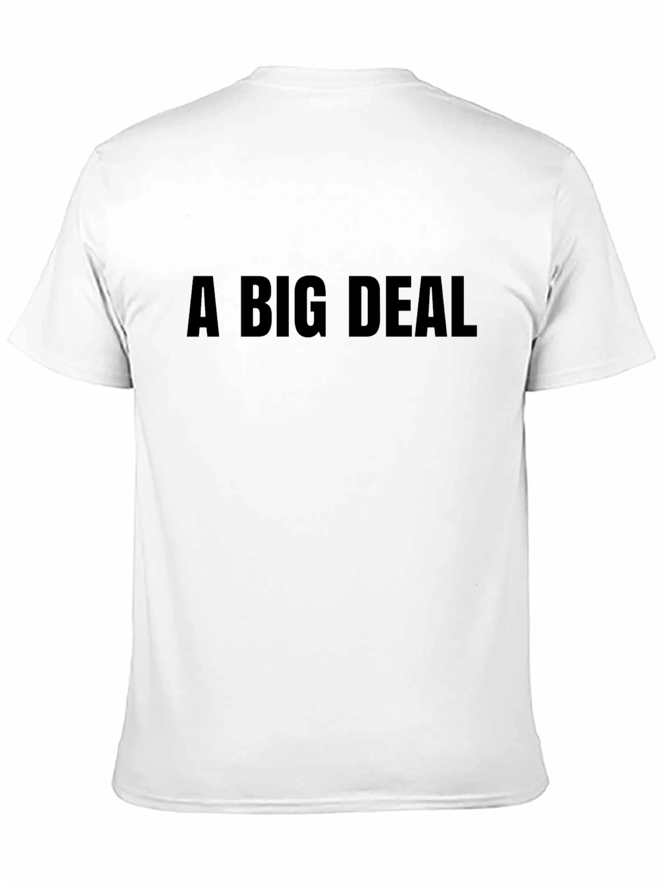A Big Deal Black Graphic T-Shirt