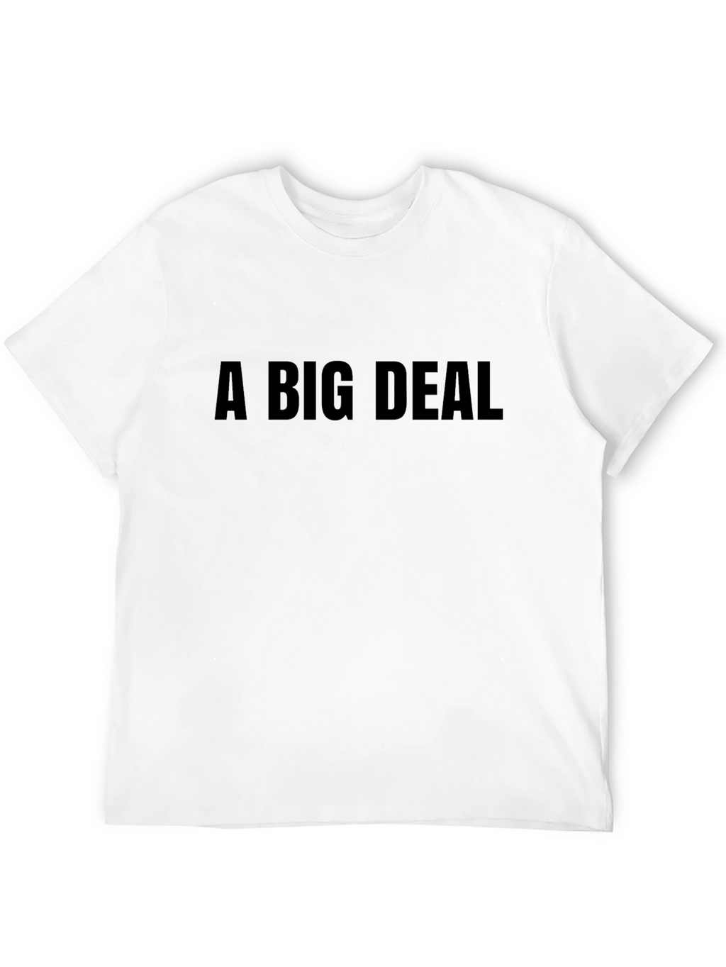 A Big Deal Black Graphic T-Shirt