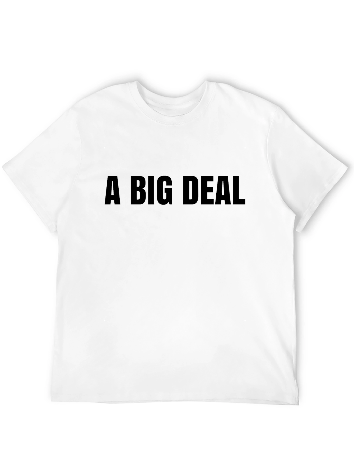 A Big Deal Black Graphic T-Shirt