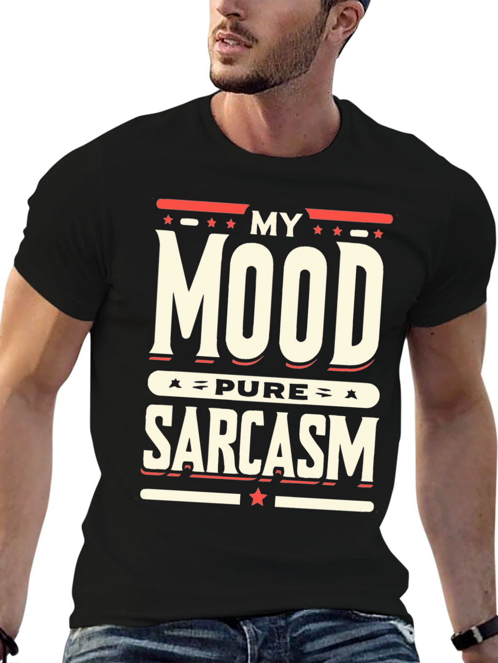 My Mood Pure Sarcasm Graphic T-Shirt