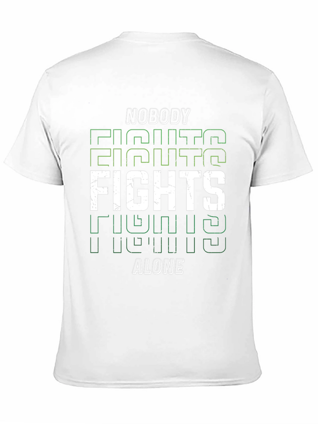 Nobody Fights Alone Graphic Tee - Black