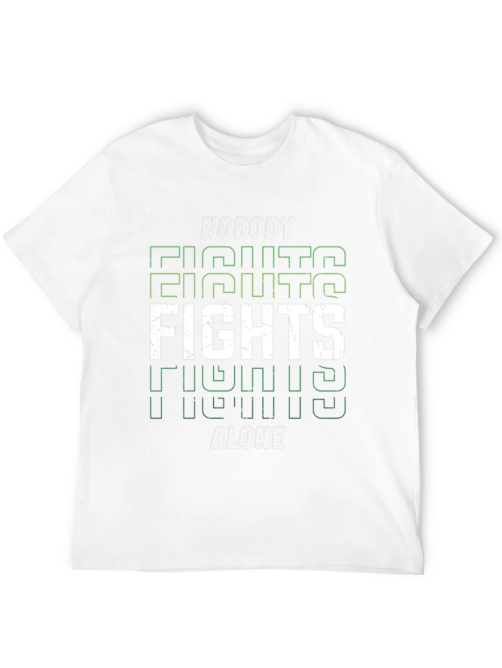 Nobody Fights Alone Graphic Tee - Black