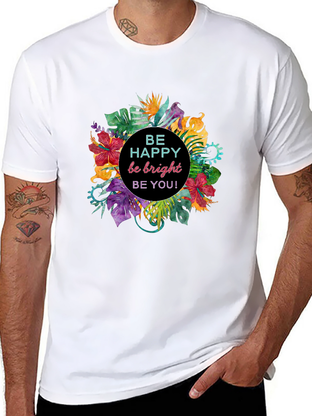Be Happy Graphic T-Shirt