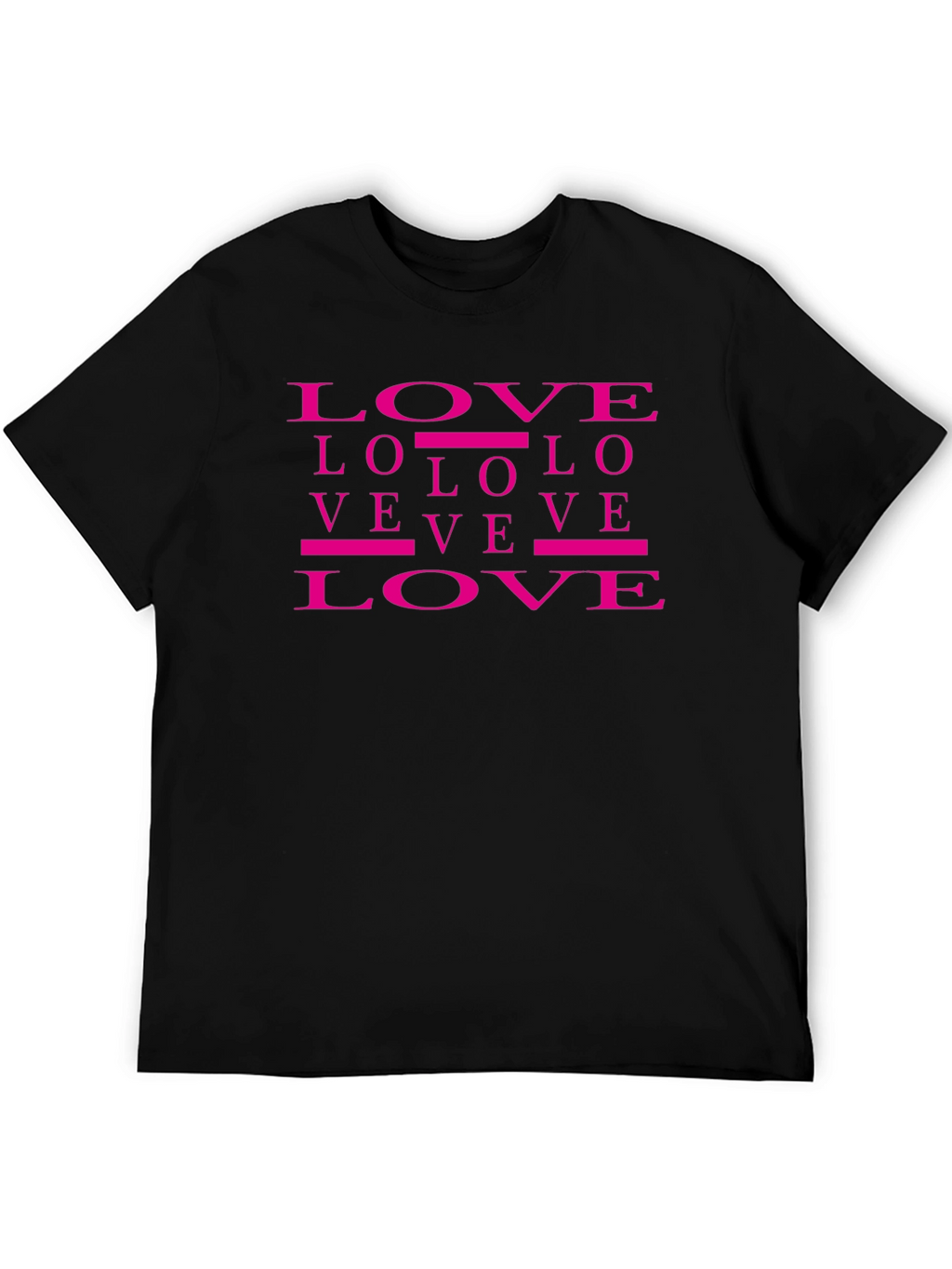Love Graphic Print T-Shirt Trendy Casual Top