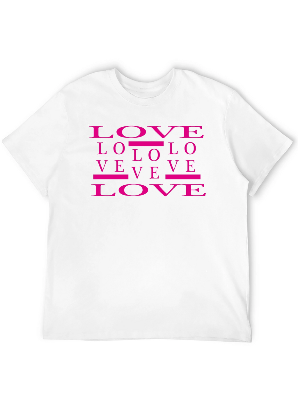 Love Graphic Print T-Shirt Trendy Casual Top