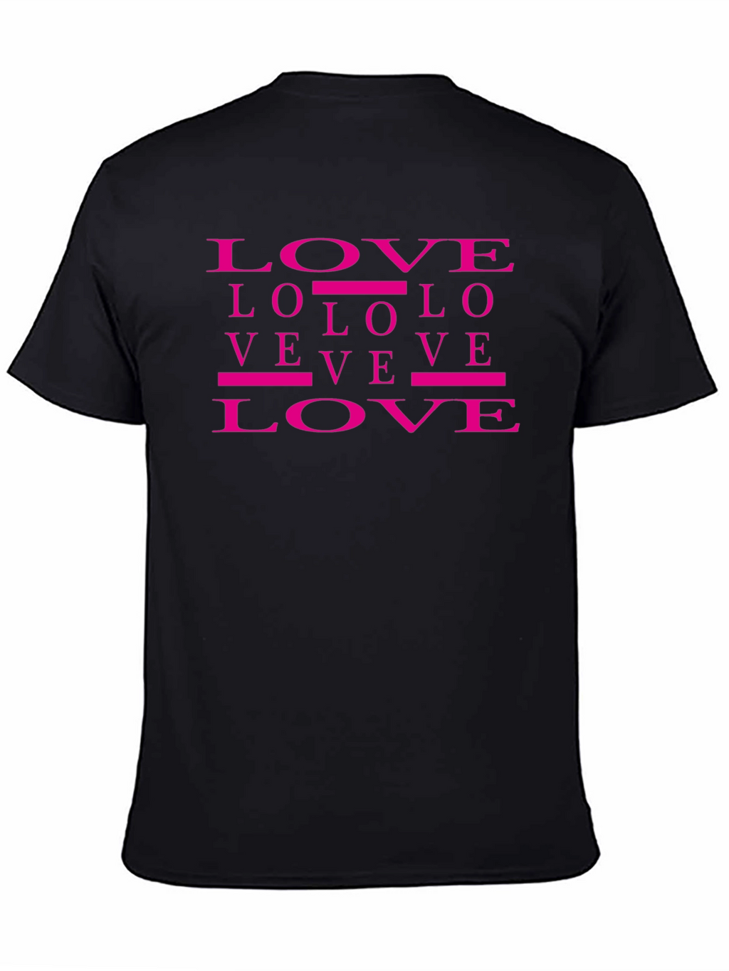 Love Graphic Print T-Shirt Trendy Casual Top