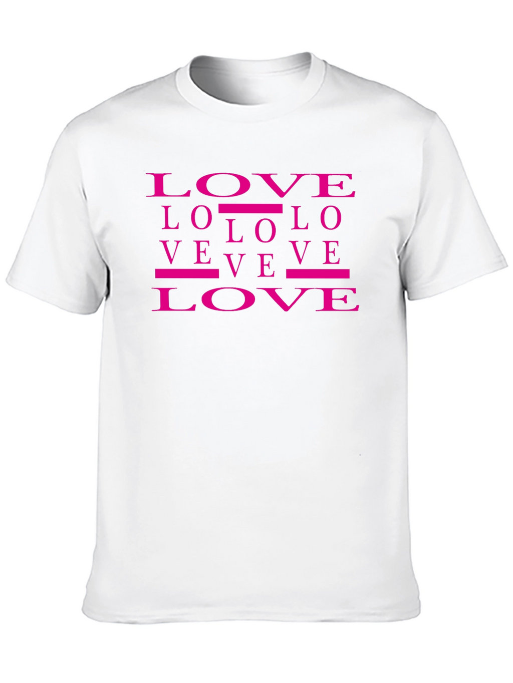 Love Graphic Print T-Shirt Trendy Casual Top