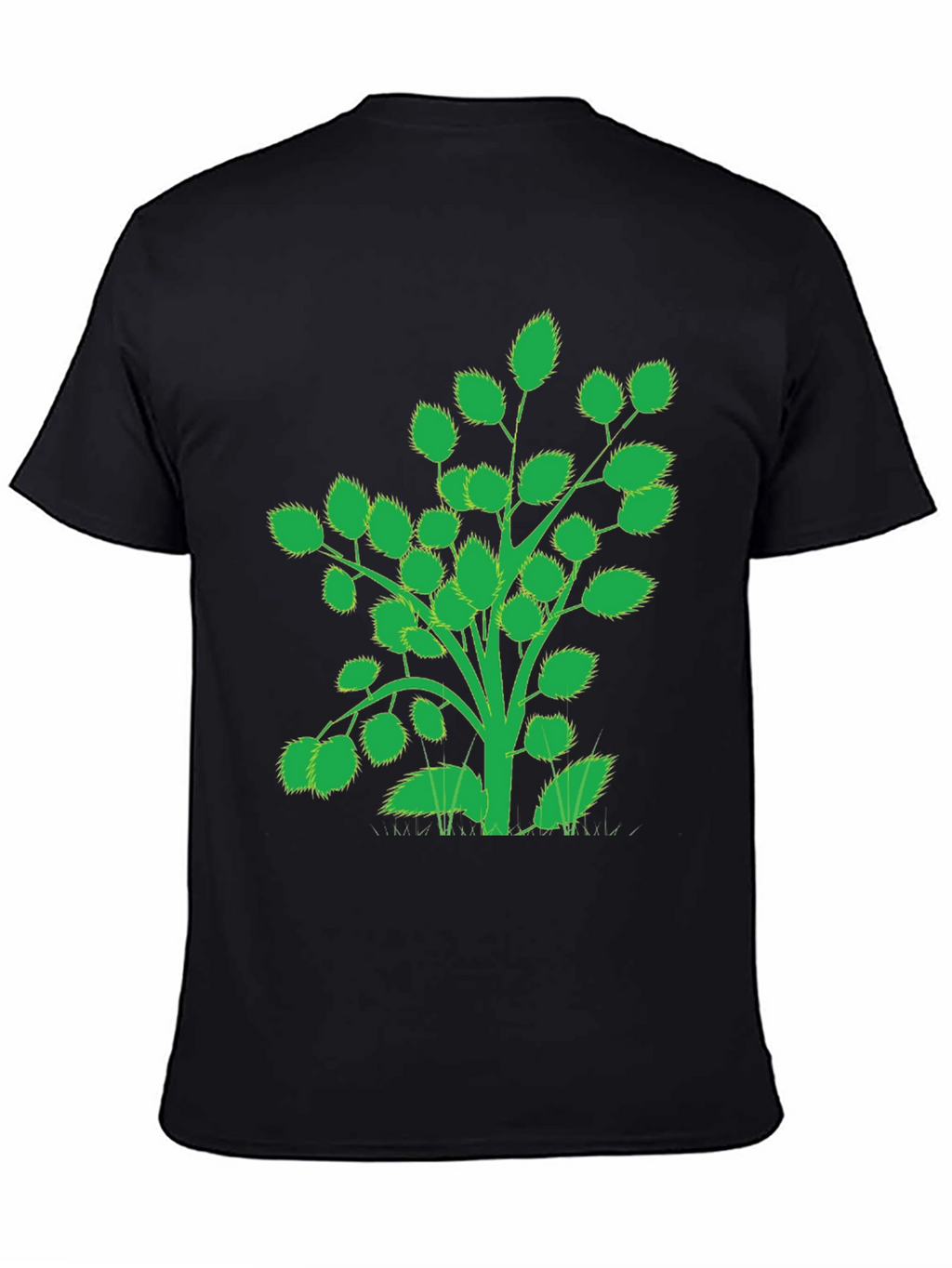 Nature Inspired Black T-Shirt