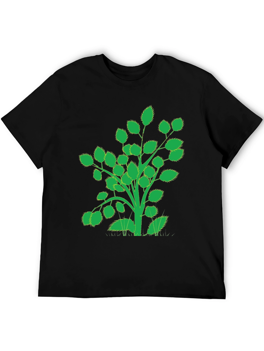 Nature Inspired Black T-Shirt