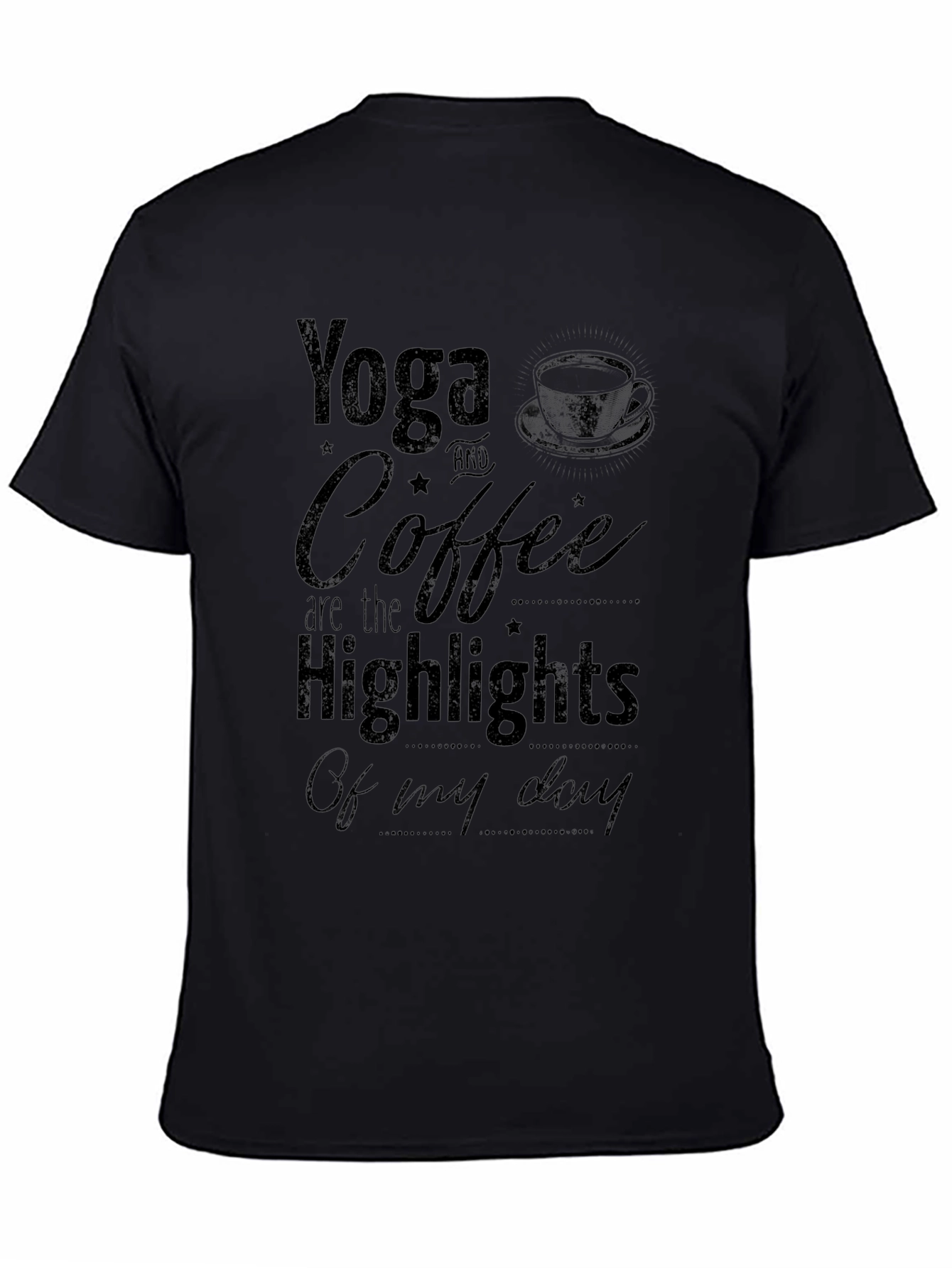 Yoga & Coffee T-Shirt - Daily Highlights Tee