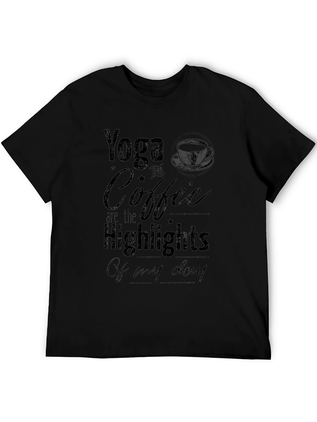 Yoga & Coffee T-Shirt - Daily Highlights Tee