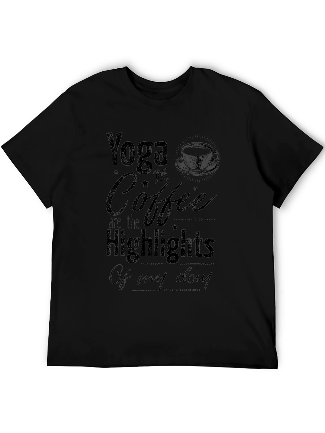 Yoga & Coffee T-Shirt - Daily Highlights Tee