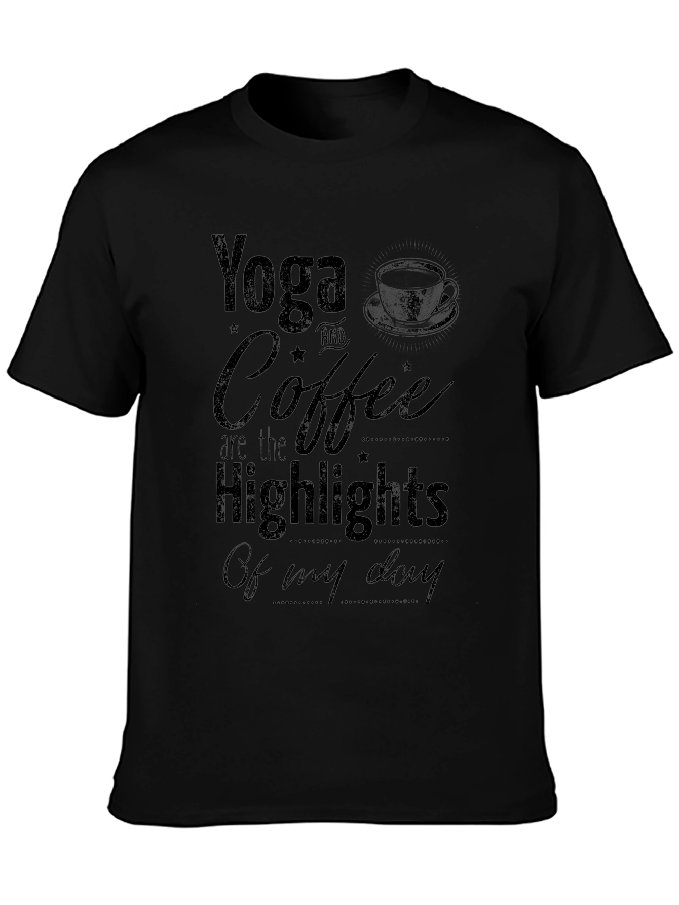 Yoga & Coffee T-Shirt - Daily Highlights Tee