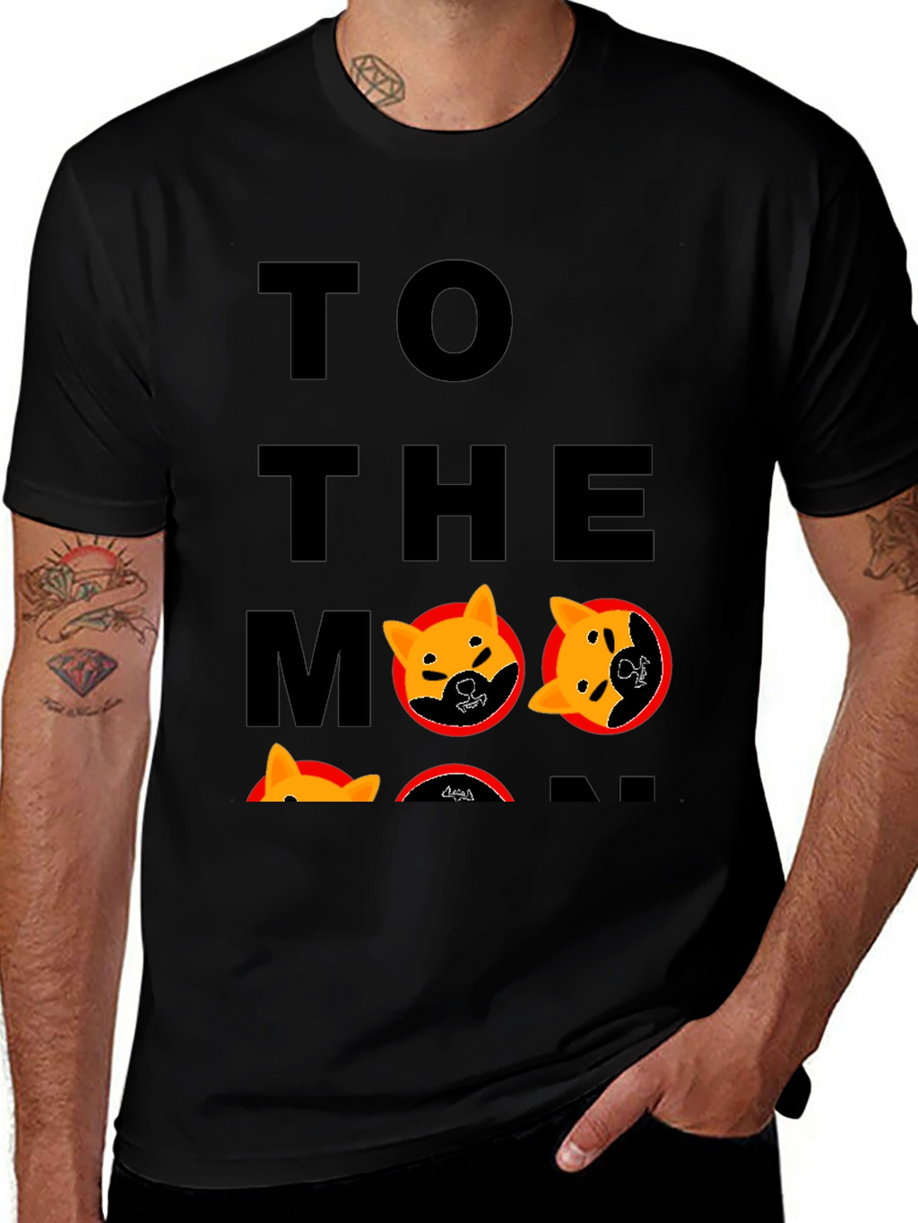 Dogecoin To The Moon T-Shirt – Funny Crypto Doge Tee
