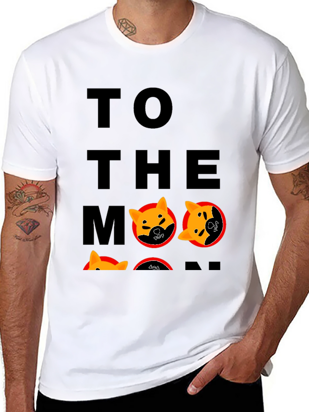 Dogecoin To The Moon T-Shirt – Funny Crypto Doge Tee