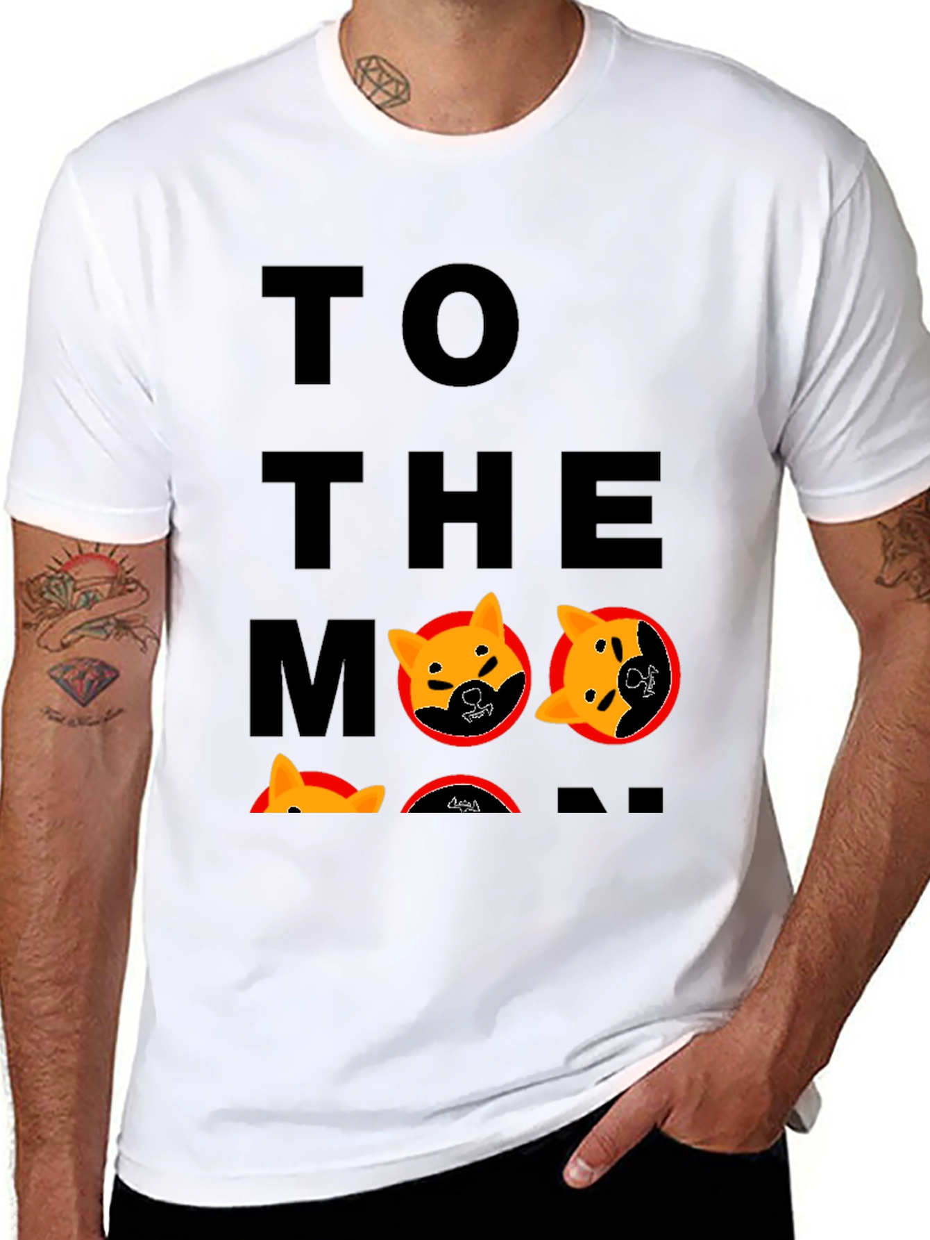 Dogecoin To The Moon T-Shirt – Funny Crypto Doge Tee
