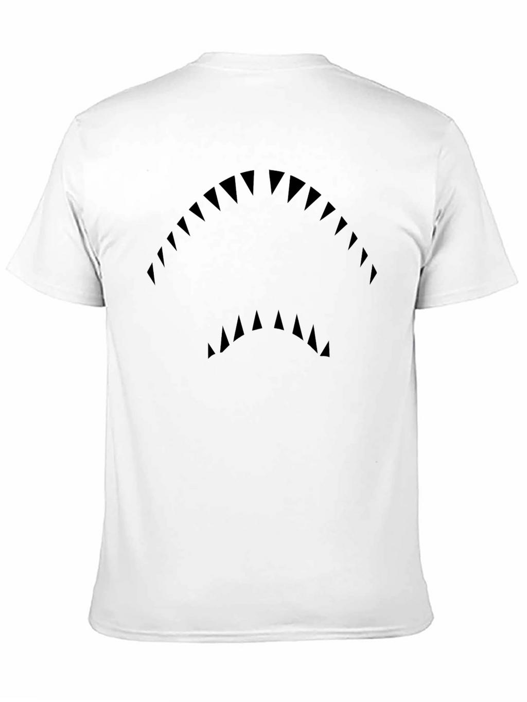 Shark Teeth Graphic Black T-Shirt