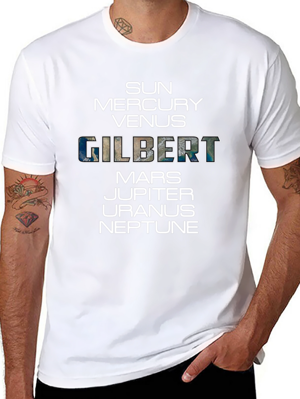 Planets Gilbert T-Shirt - Solar System Tee