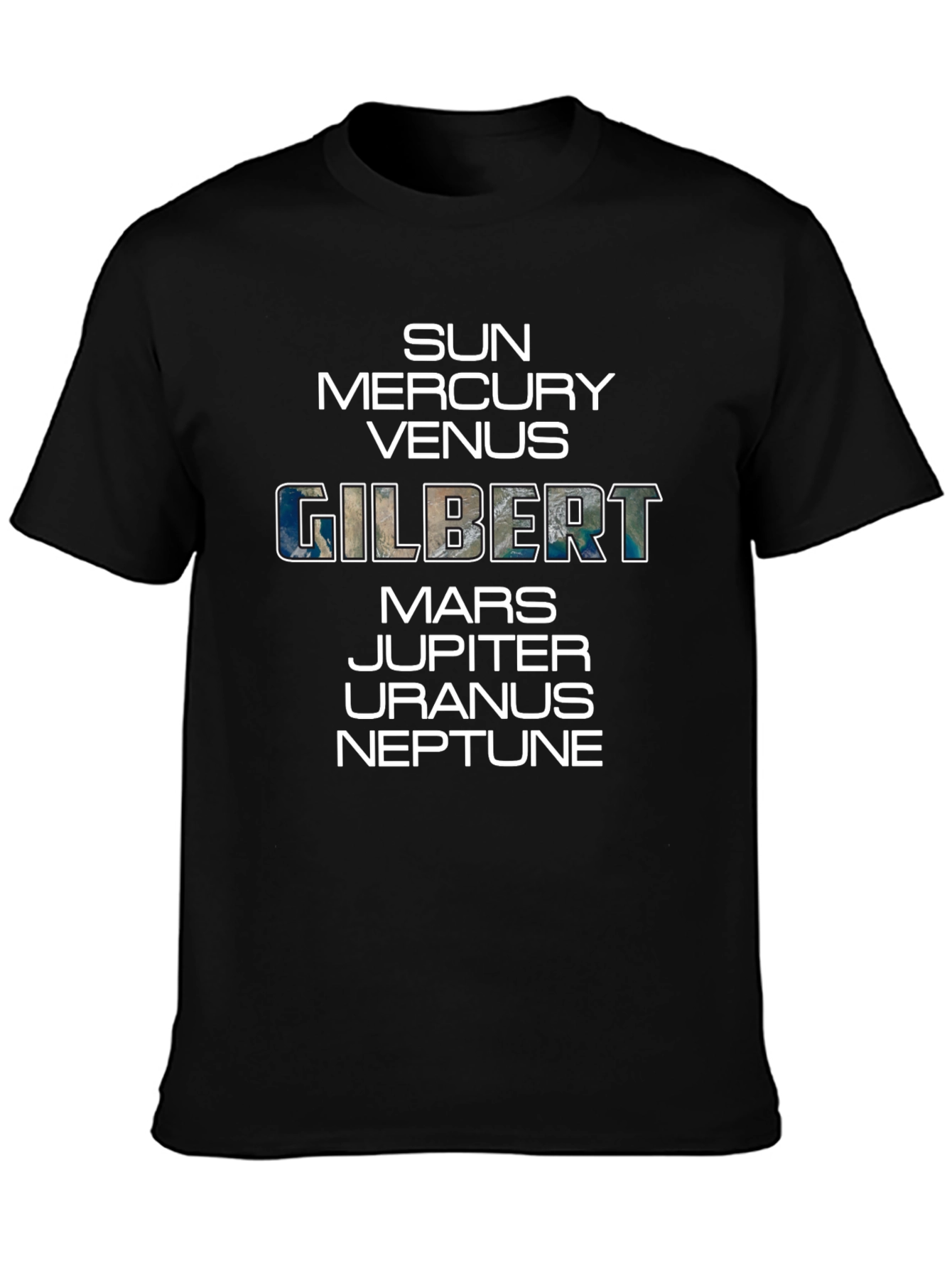 Planets Gilbert T-Shirt - Solar System Tee