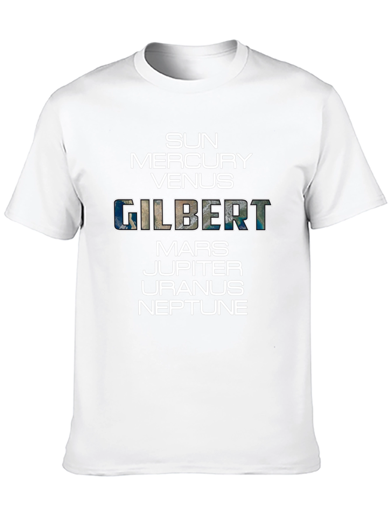 Planets Gilbert T-Shirt - Solar System Tee