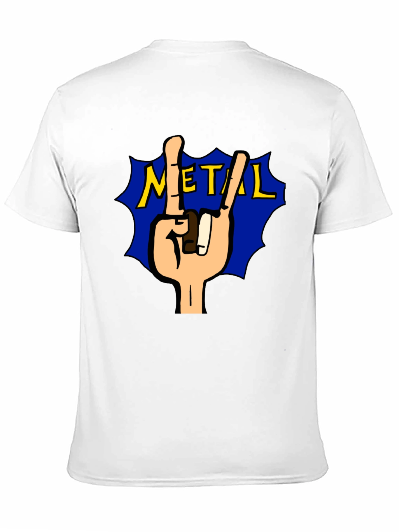 Rock On Metal Tee - Black T-Shirt