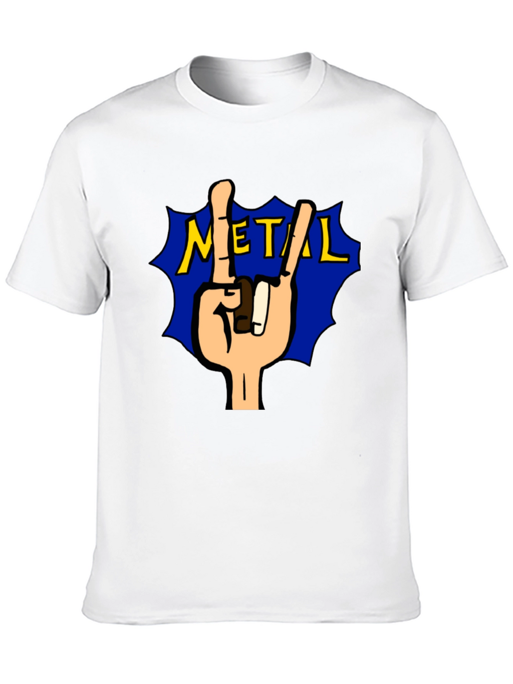 Rock On Metal Tee - Black T-Shirt