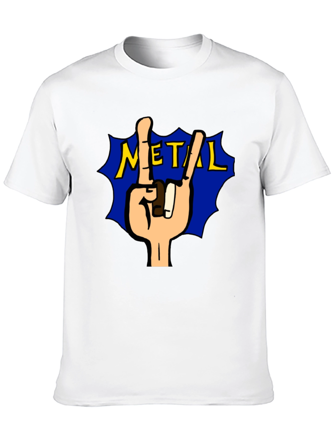 Rock On Metal Tee - Black T-Shirt