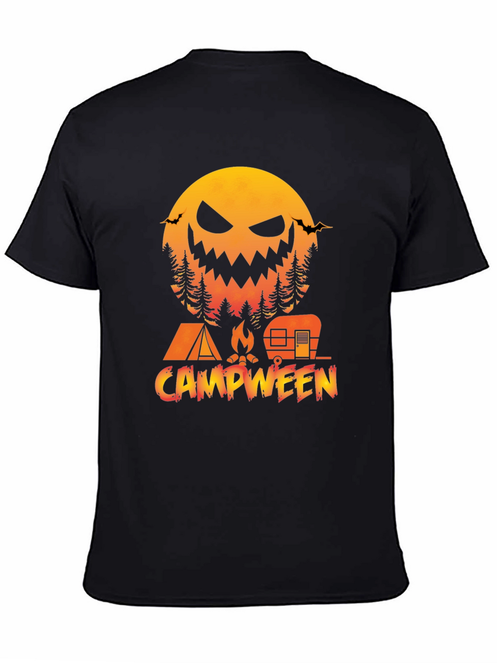 Campween Halloween Camping T-Shirt