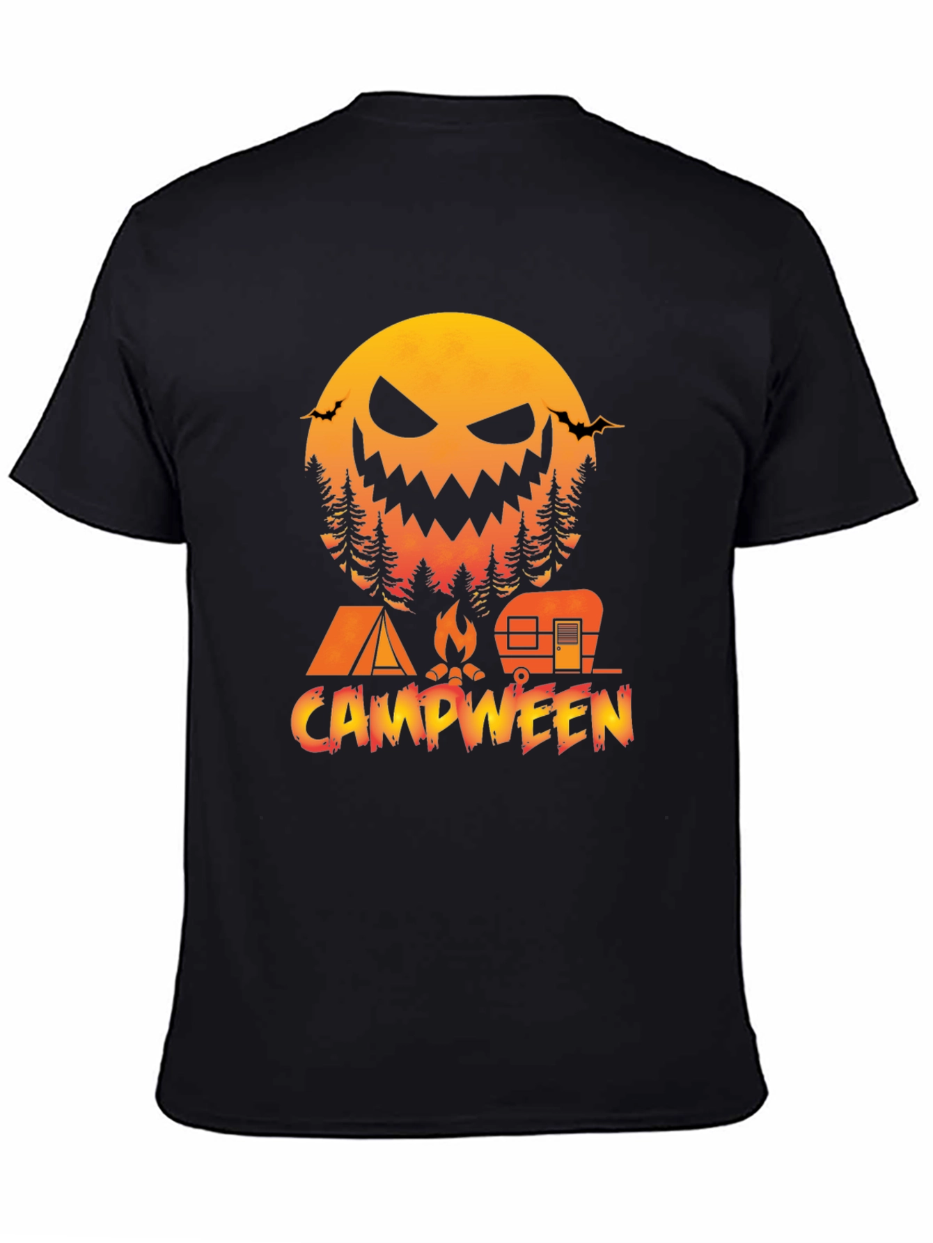 Campween Halloween Camping T-Shirt
