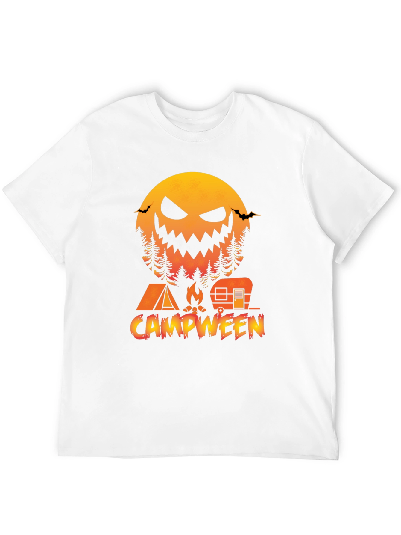 Campween Halloween Camping T-Shirt
