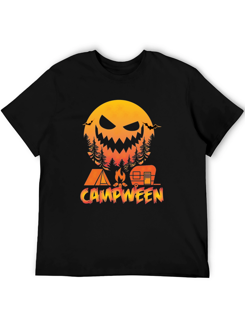 Campween Halloween Camping T-Shirt