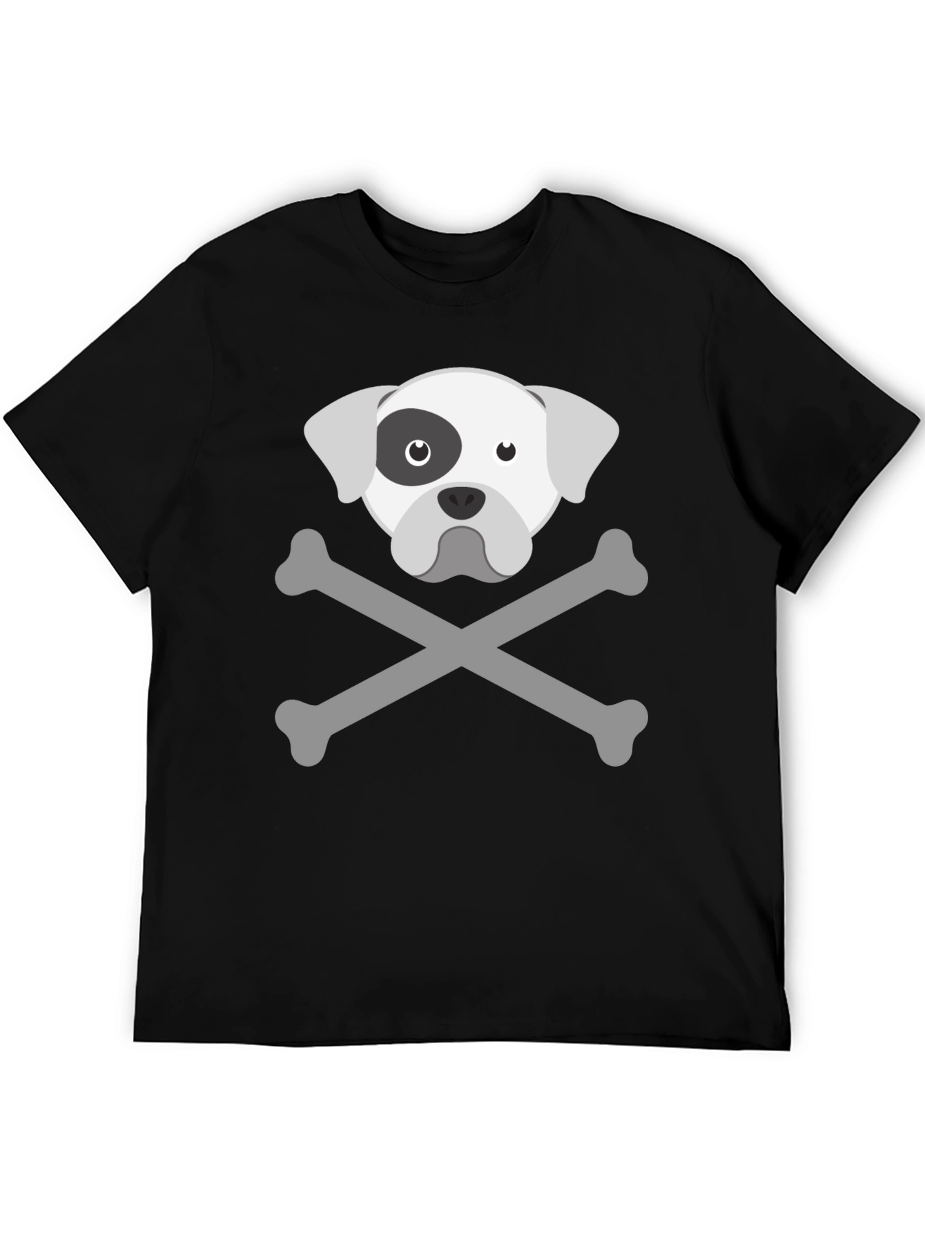 Dog Skull Crossbones T-Shirt – Edgy Dog Lover Graphic Tee