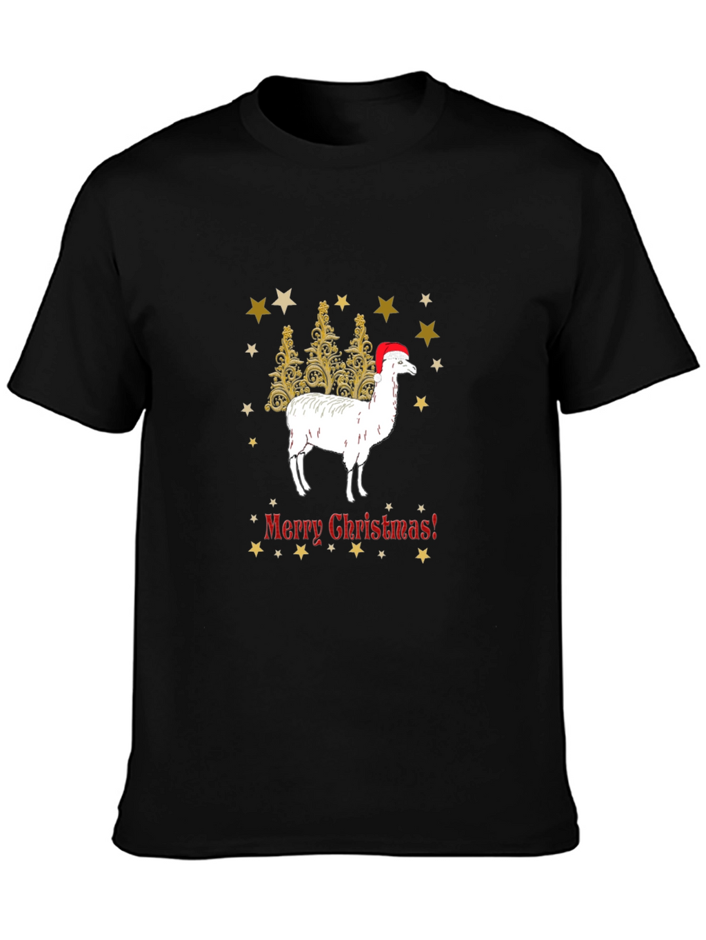 Festive Llama Christmas T-Shirt