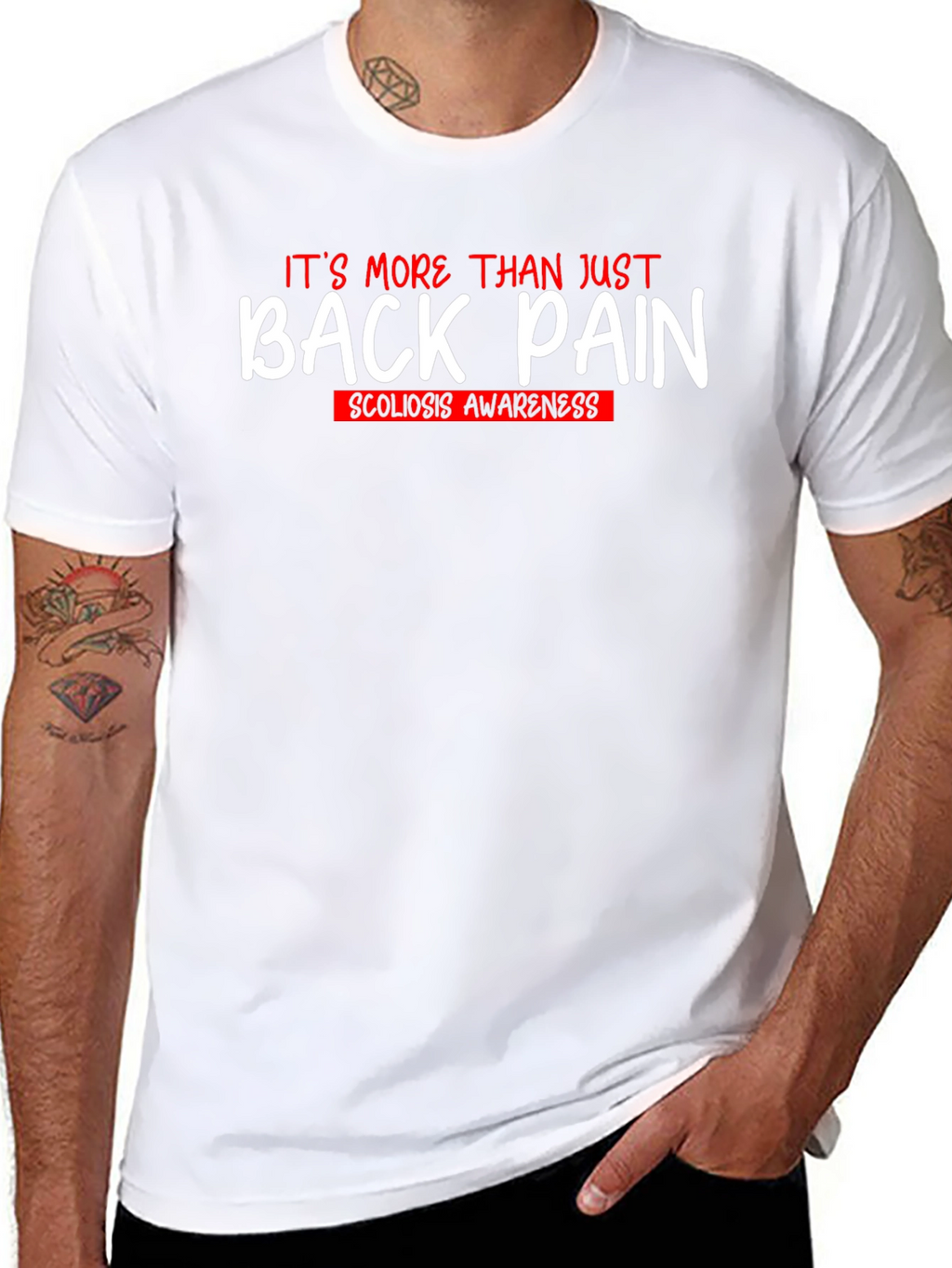 Scoliosis Awareness T-Shirt - Back Pain Support