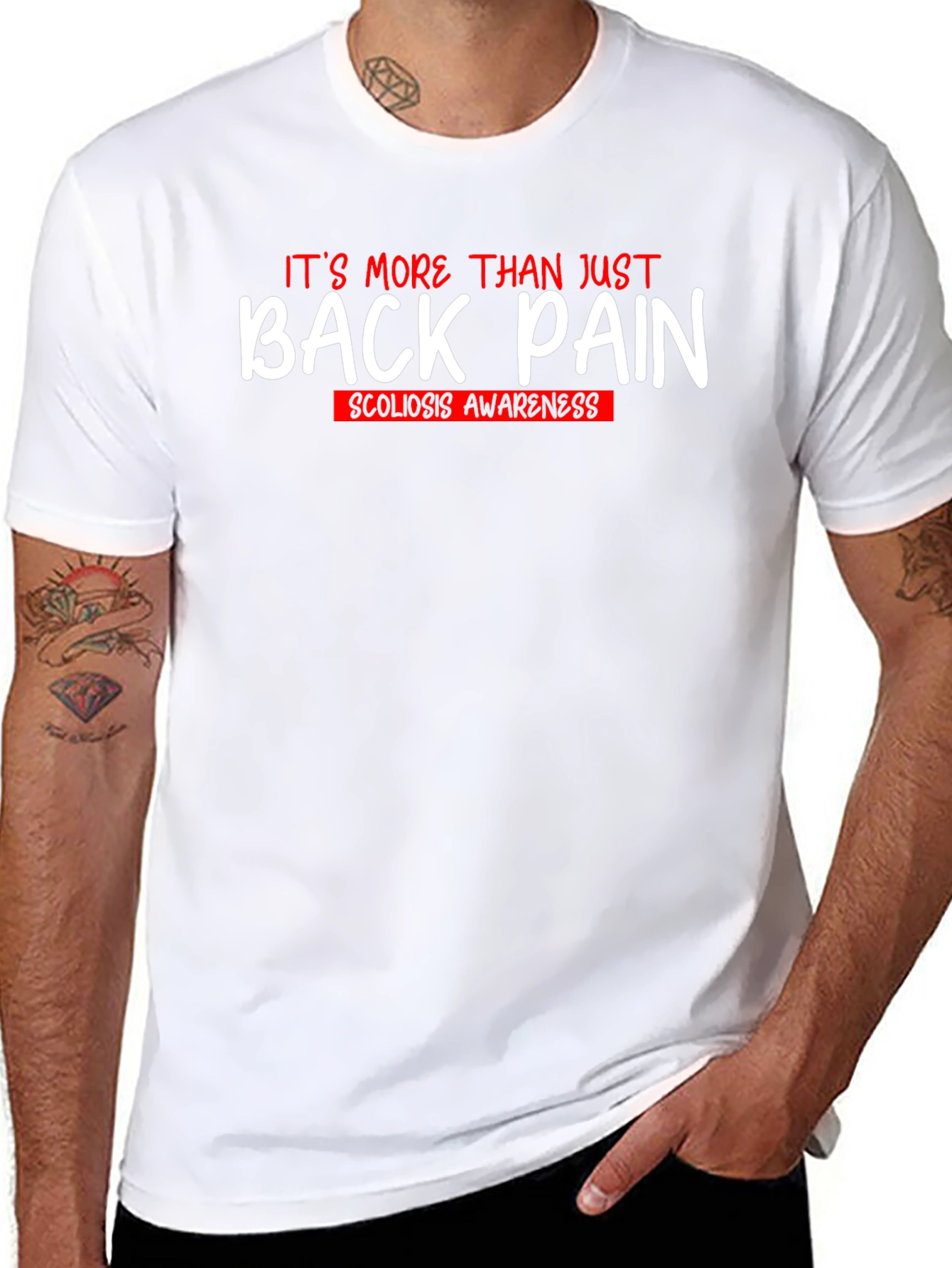 Scoliosis Awareness T-Shirt - Back Pain Support