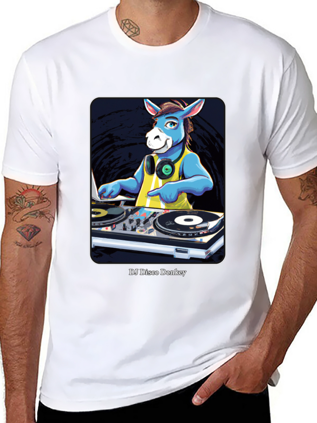 DJ Disco Donkey T-Shirt - Music Lover Tee