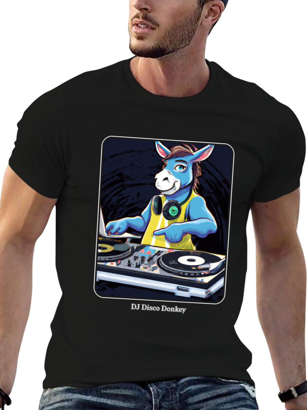 DJ Disco Donkey T-Shirt - Music Lover Tee