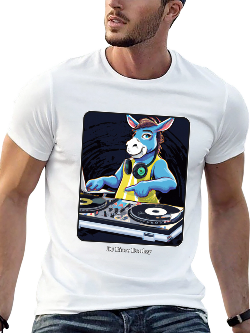 DJ Disco Donkey T-Shirt - Music Lover Tee