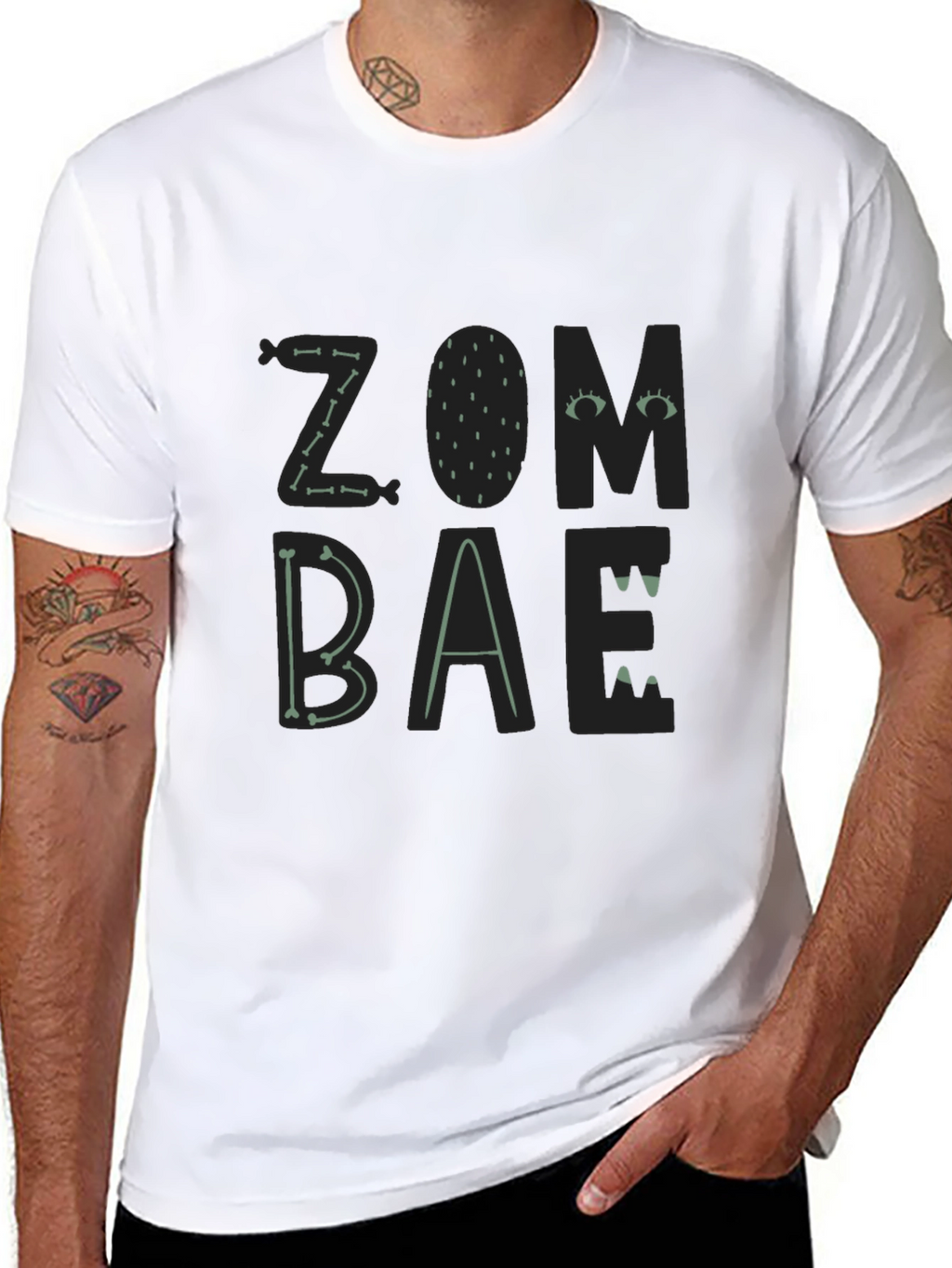 Zombie Bae Graphic Tee - Mens Black T-Shirt