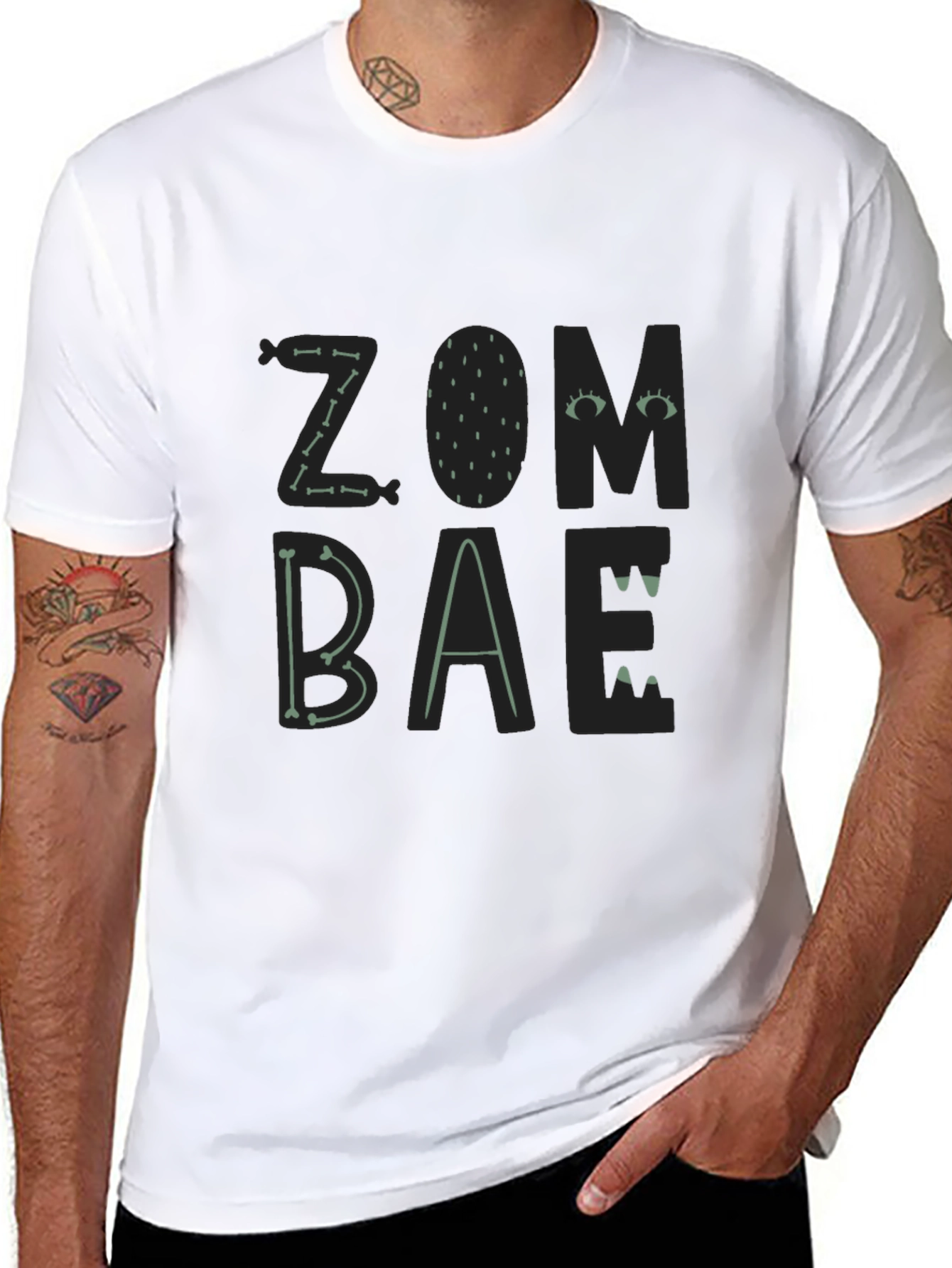 Zombie Bae Graphic Tee - Mens Black T-Shirt