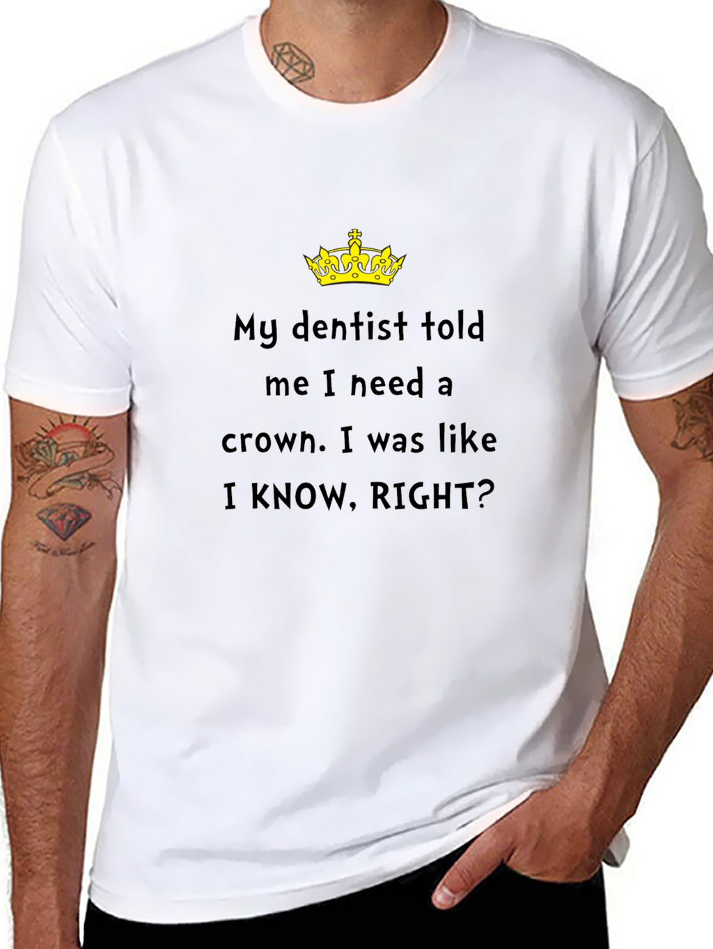 Funny Dentist Crown T-Shirt